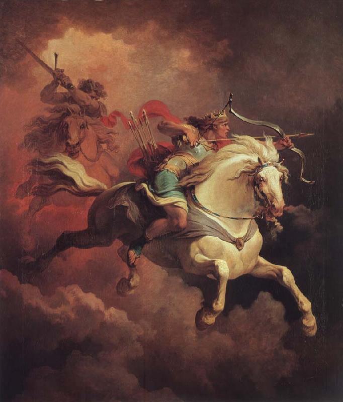 Philippe Jacques Vision of the White Horse oil painting picture
